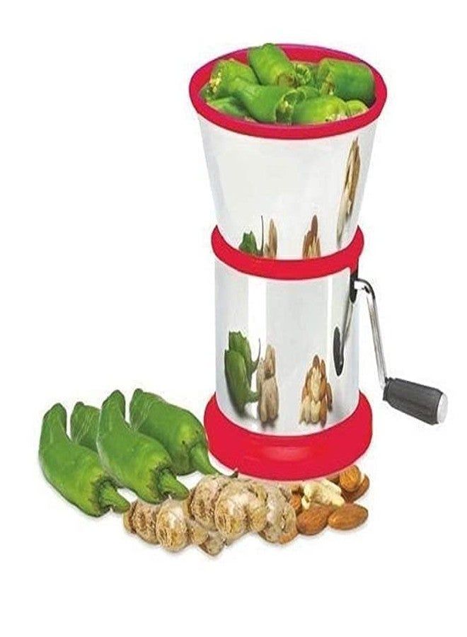 BBD Kitchen Shop Indian Kitchen Chilli Cutter/Vegetable Cutter/Mirchi Cutter/Nut Cutter/Dry Fruit Cutter| Onion Ginger Garlic Cutter Ginger Garlic Chutney Paste Chopper (Multicolor) - Image 4